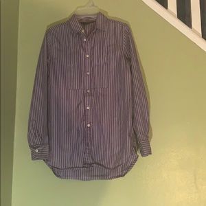 Purple and White Polo shirt